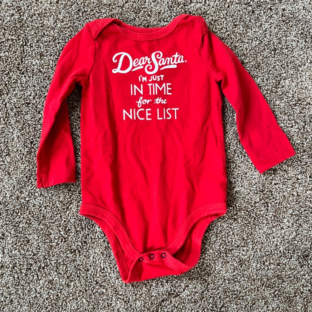 Carter's + 9-Piece Christmas/Holiday Pajama and Clothing Bundle, Size 18 Months - Picture 10 of 16